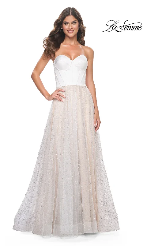 Taffeta Dress La Femme 32149