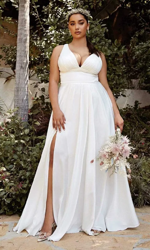Burgundy Maxi Dress Cinderella Divine Bridal 7469WW