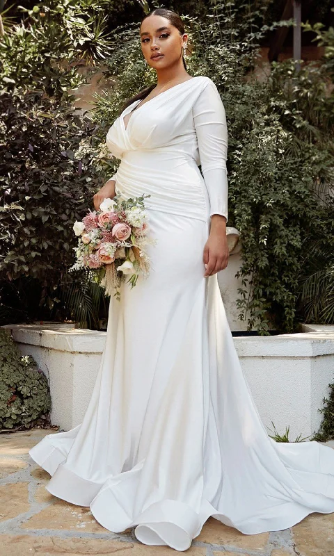 Charcoal Gray Gown Cinderella Divine Bridals CD0169C