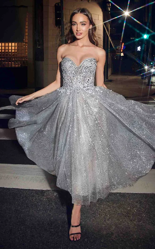Romantic Floral Dress LaDivine CD871 Dress
