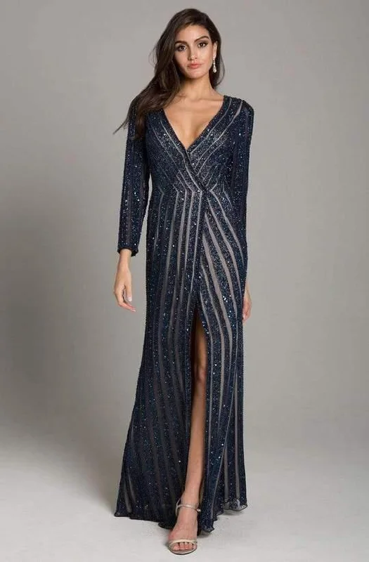 Winter Ball Gown Lara Dresses Long Sleeve Prom Dress 29805