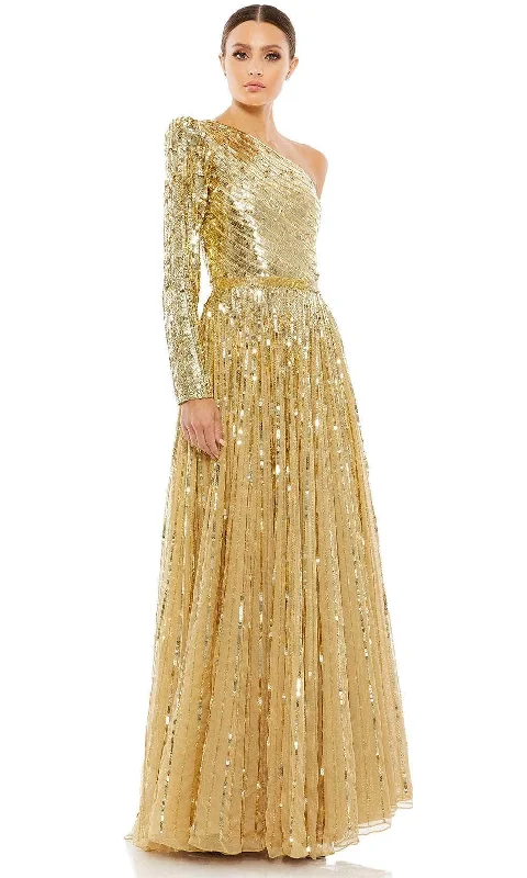 Stunning Party Dress Mac Duggal 5508 - Asymmetrical Sequin Evening Dress