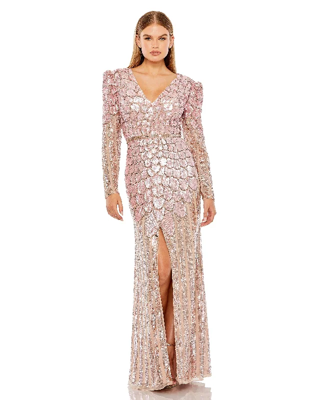 Sparkly Mermaid Dress Mac Duggal 6088 Dress