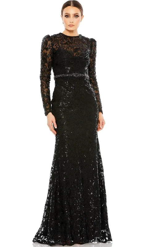 Ruched Satin Dress Mac Duggal 68011 - Sequin Sheath Mother of the Bride Dress