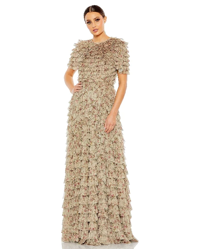 Sheer Panel Dress Mac Duggal 8017 Dress