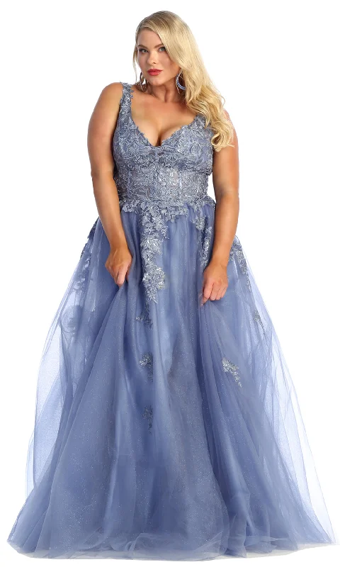 Embroidered Gown May Queen RQ7949