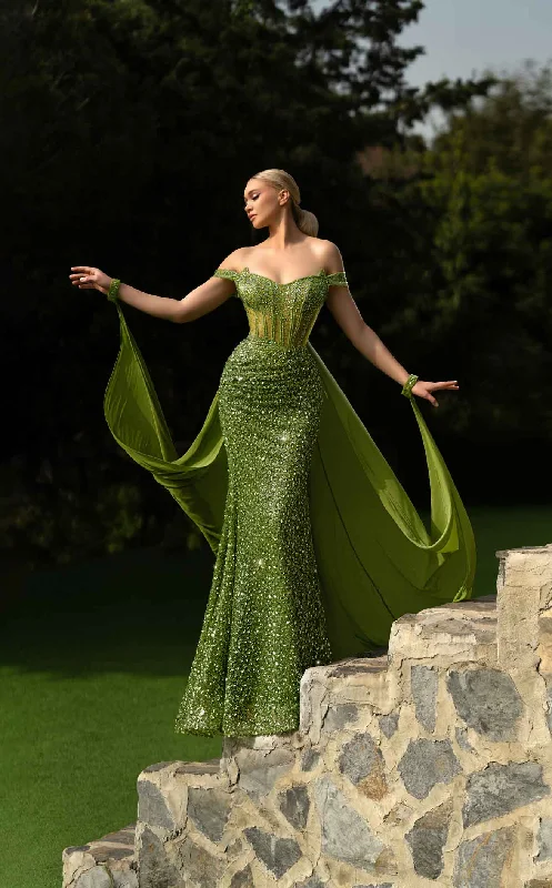 Stunning Silk Gown Modessa Couture M24651 Dress