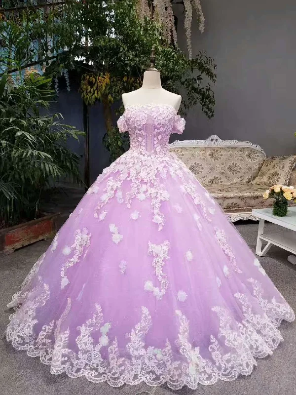 Statement Sleeve Dress New Arrival Floral Wedding Dresses A-Line Floor Length Lace Up Off The Shoulder Ball Gown With Beads And Appliques fg513 Statement Sleeve Dress New Arrival Floral Wedding Dresses A-Line Floor Length Lace Up Off The Shoulder Ball Gown With Beads And Appliques fg513