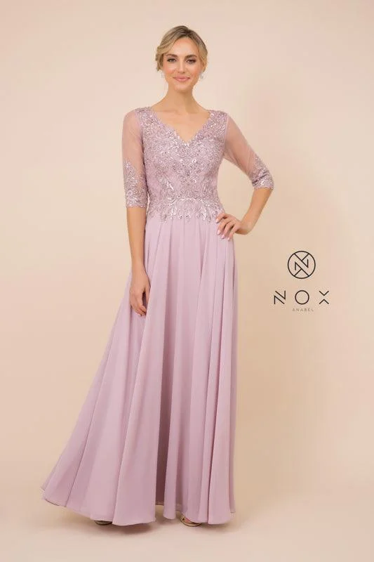 Satin Gown Prom Long Dress Evening Long Sleeve Gown Sale
