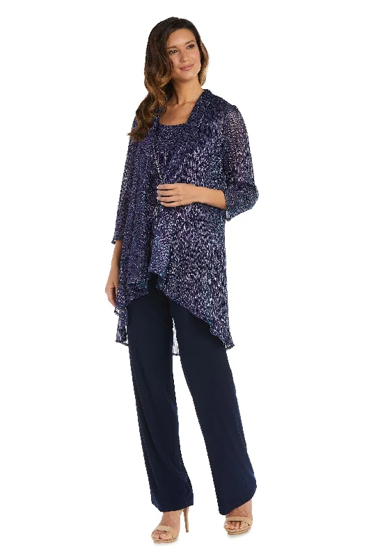 Modest Formal Dress R&M Richards 7162P Formal Petite Pant Suit