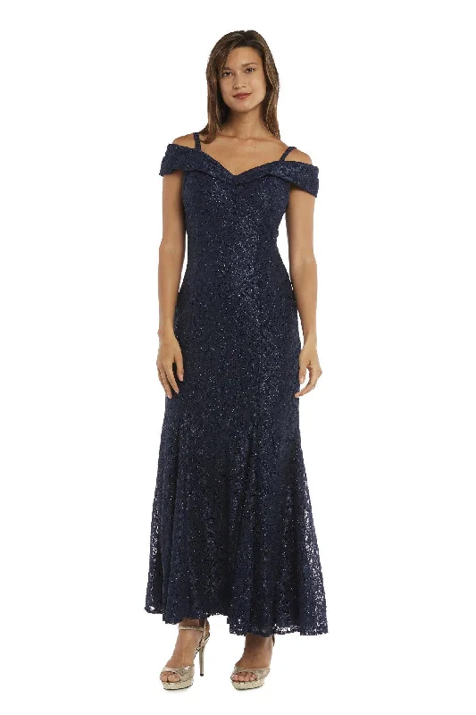 Floor-Length Dress R&M Richards 2047P Navy 14P Sale