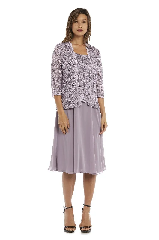 Floor-Length Gown R&M Richards 7479 Short Mother Of The Bride Dress Sale