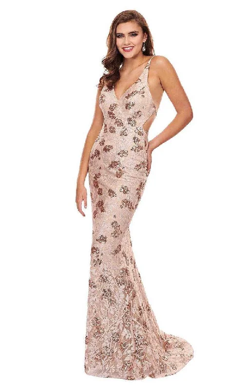 Unique Formal Dress Rachel Allan Prom Long Formal Trumpet Dress 6633