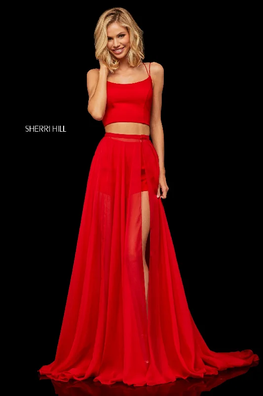 Metallic Formal Dress Sherri Hill 52918 Dress