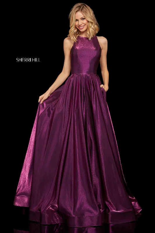 Glittering Evening Gown Sherri Hill 52958 Dress