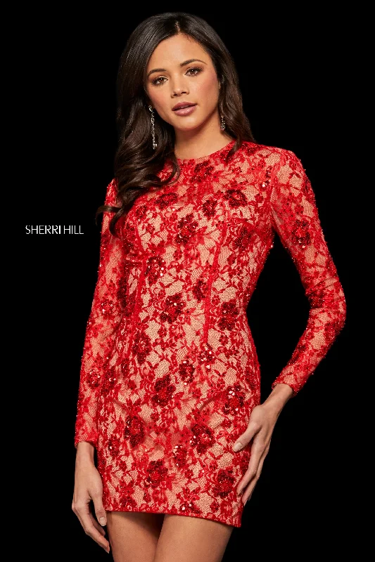 Vintage Lace Dress Sherri Hill 52990 Dress