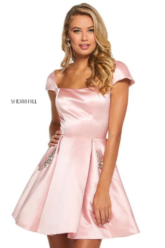 Off-Shoulder Gown Sherri Hill 53211 Dress