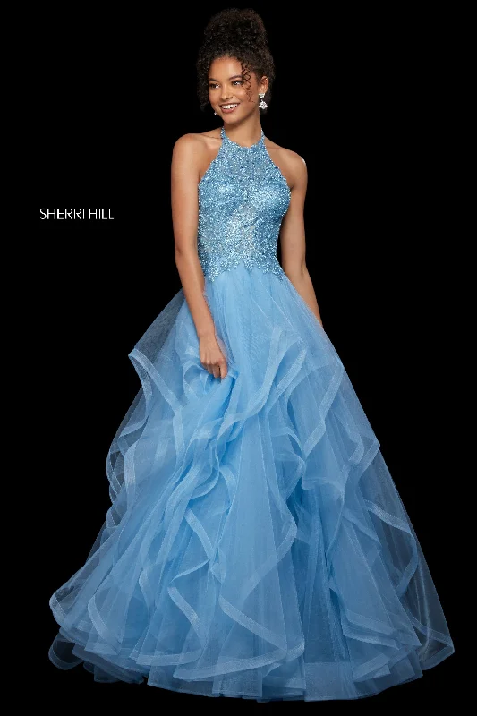 Deep V-Neck Dress Sherri Hill 53249 Dress