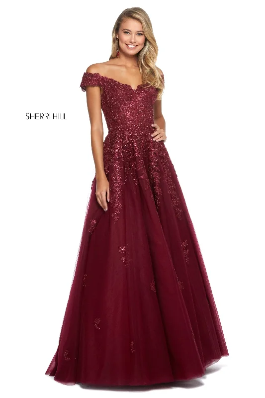 Fringe Gown Sherri Hill 53251 Dress