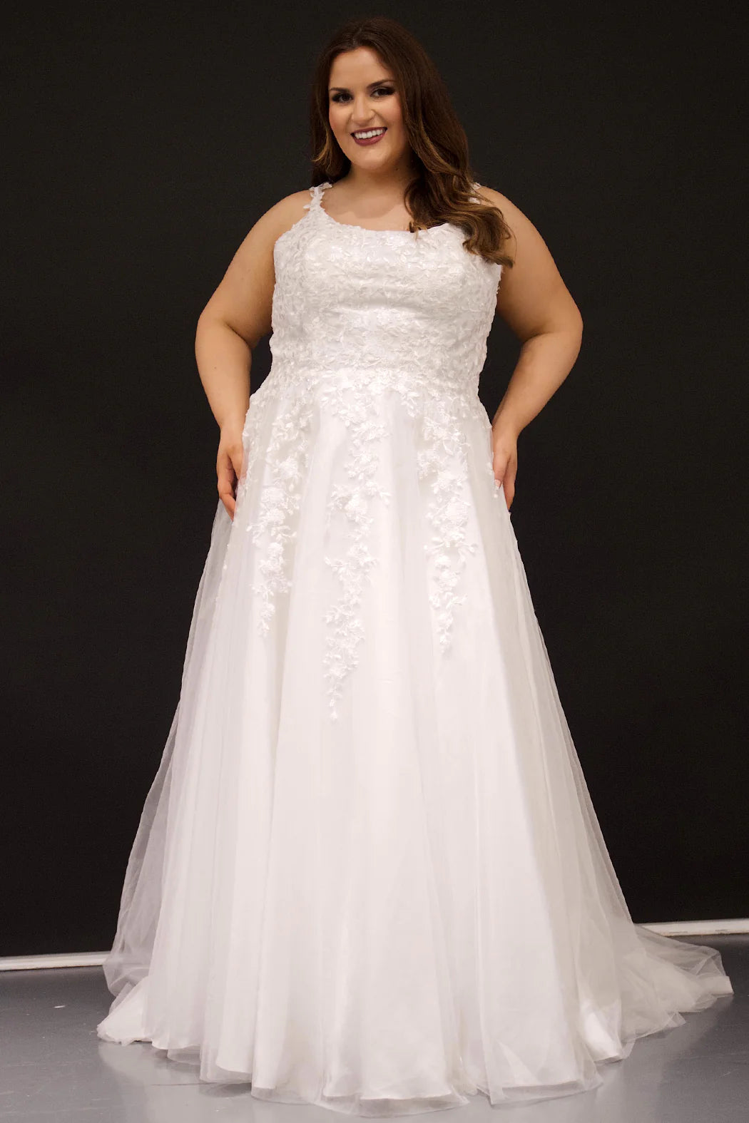 Elegant Evening Dress Sydneys Closet SC5299 Kara Ivory Bridal Dress