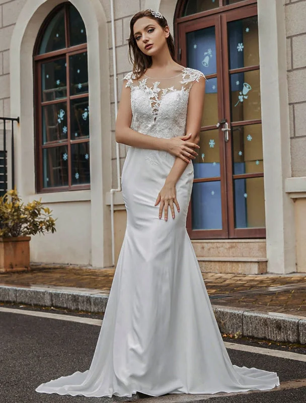 Velvet Evening Dress Wedding Bridal Gowns Jewel Neck Sleeveless Natural Waist Buttons With Train Bridal Dresses Velvet Evening Dress Wedding Bridal Gowns Jewel Neck Sleeveless Natural Waist Buttons With Train Bridal Dresses
