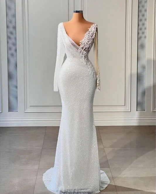 High-Low Dress White prom dress Wedding Dress       fg1908