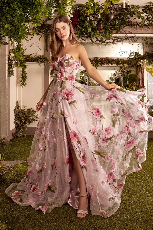 Statement Chiffon Dress AL1035