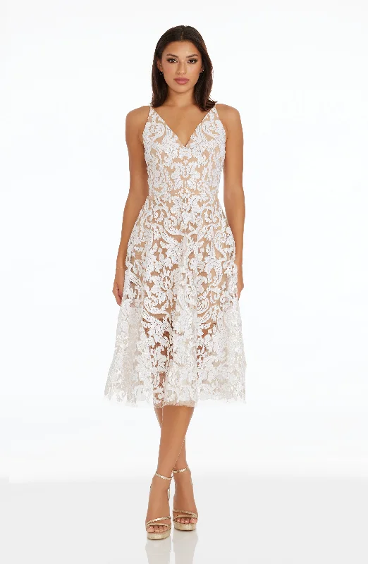 Off-White Gown Blair Dress