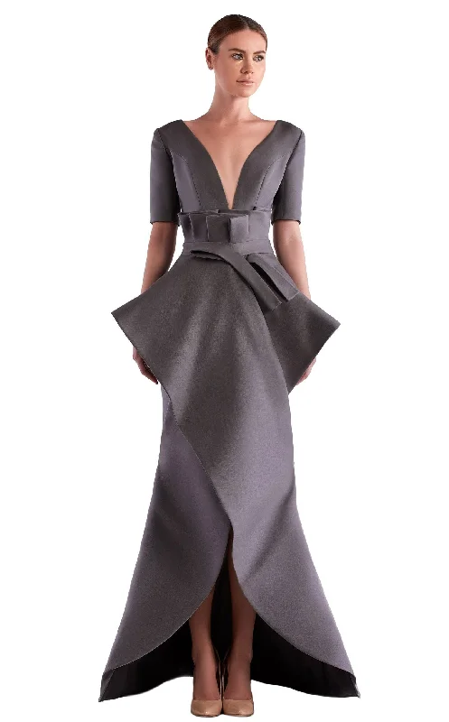 Sheer Panel Dress Edward Arsouni Couture SS0470 Dress