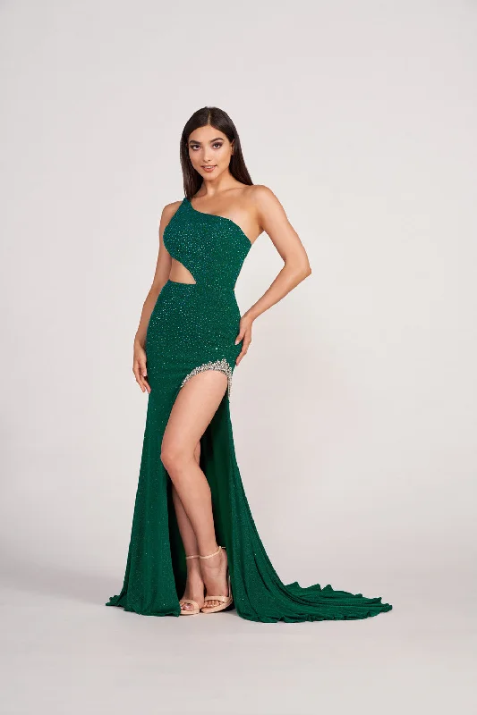 Ruched Satin Dress Ellie Wilde EW34060 Dresses