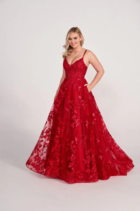 Off-Shoulder Gown Ellie Wilde EW34119 Dresses