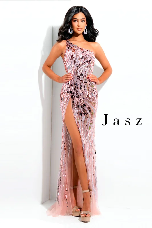 Fringe Gown Jasz Couture 7302 Dresses