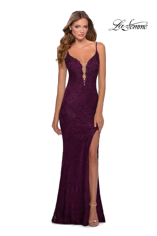 Drape Sleeve Dress La Femme 28556