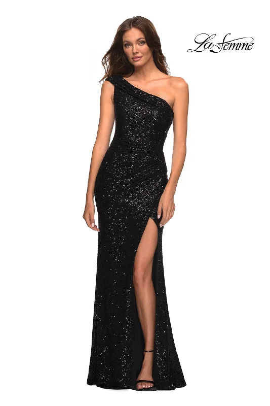 Stunning Silk Gown La Femme 29627