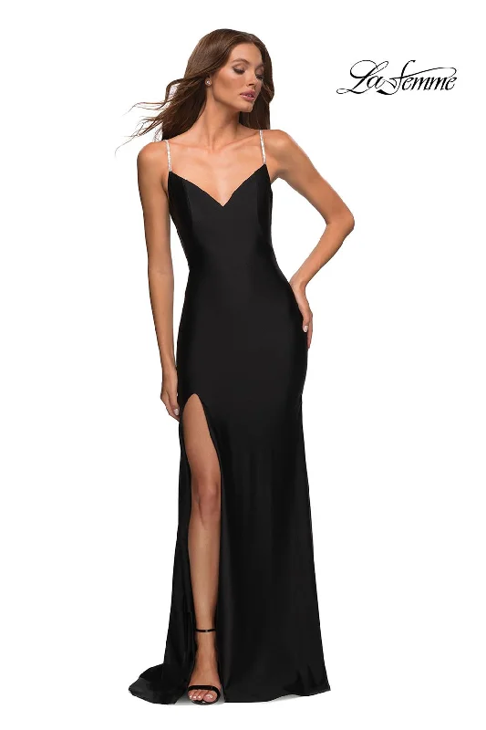 Satin Slip Dress La Femme 30435