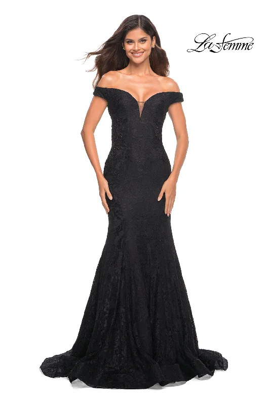 Metallic Formal Dress La Femme 30564 Dresses