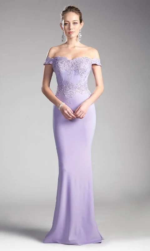 Charcoal Gray Gown Cinderella Divine CF158