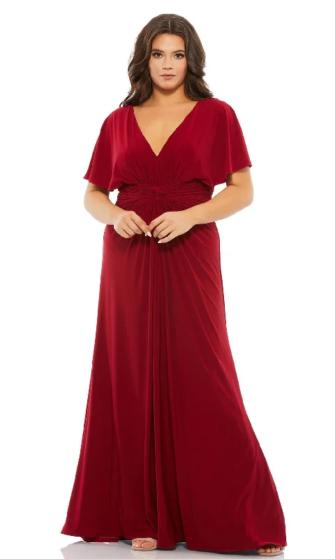 Pleated Gown Mac Duggal 67916