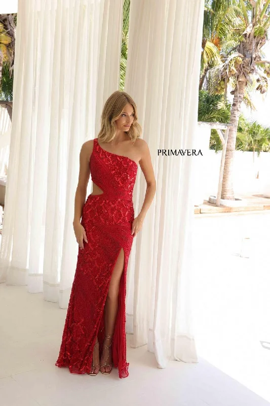 Satin Mermaid Dress Primavera Couture Long Dress 4329