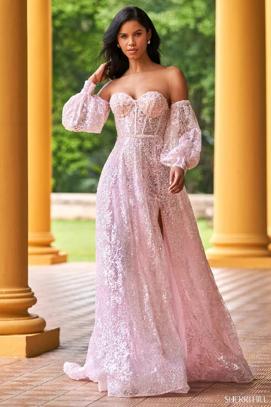 A-Line Gown Sherri Hill 55017 Dresses