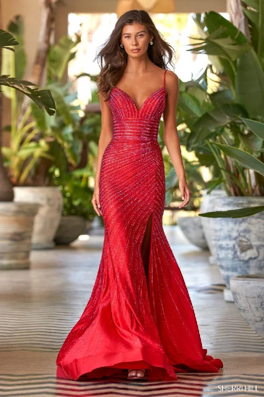 Modest Formal Dress Sherri Hill Dress 54174