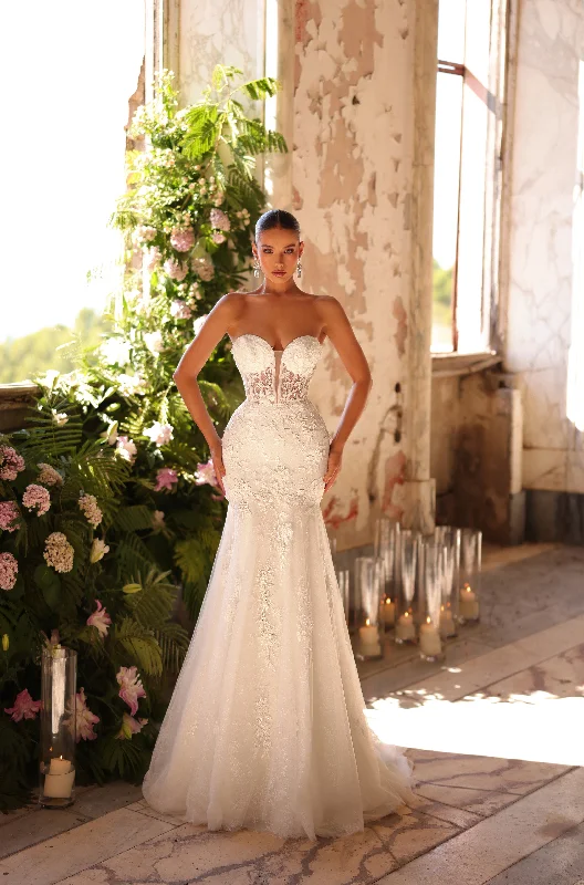 Embroidered Gown Style Layla 44022