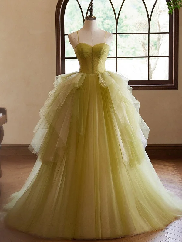 Sequin Maxi Dress A-Line Sweetheart Neck Tulle Green Long Prom Dress, Green Long Formal Dress Sequin Maxi Dress A-Line Sweetheart Neck Tulle Green Long Prom Dress, Green Long Formal Dress