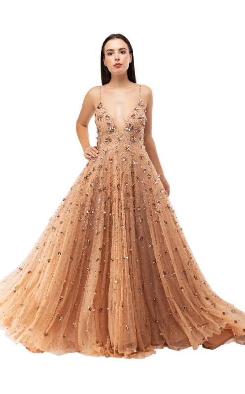Floor-Sweeping Gown Couture Fashion by FG CF19201108 Dress