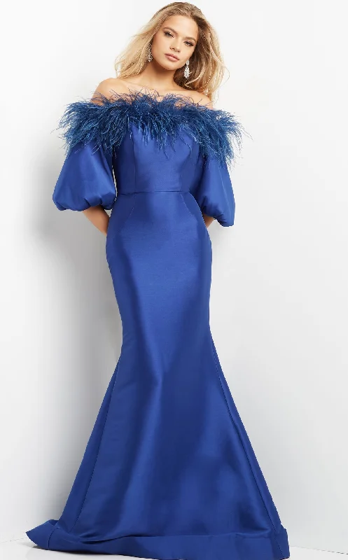 Draped Satin Gown Jovani 08356 Dress
