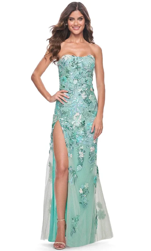 Party Ready Dress La Femme 32252 - Strapless Corset Bodice Prom Dress