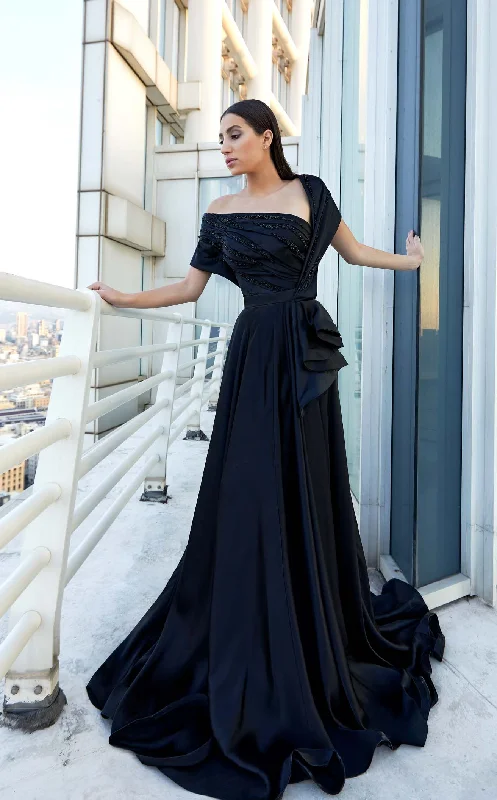 Striking Red Gown Modessa Couture M20302 Dress